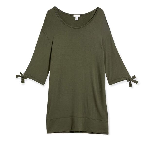 Daily Ritual Green Super Soft Stretch Cloth Dress X-Small NWT - Picture 1 of 3